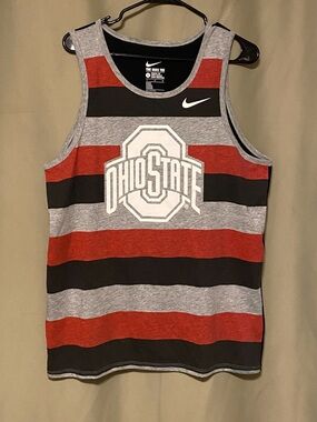 Ohio State The Nike Tee Athletic Cut Men’s Logo  Tank Top L